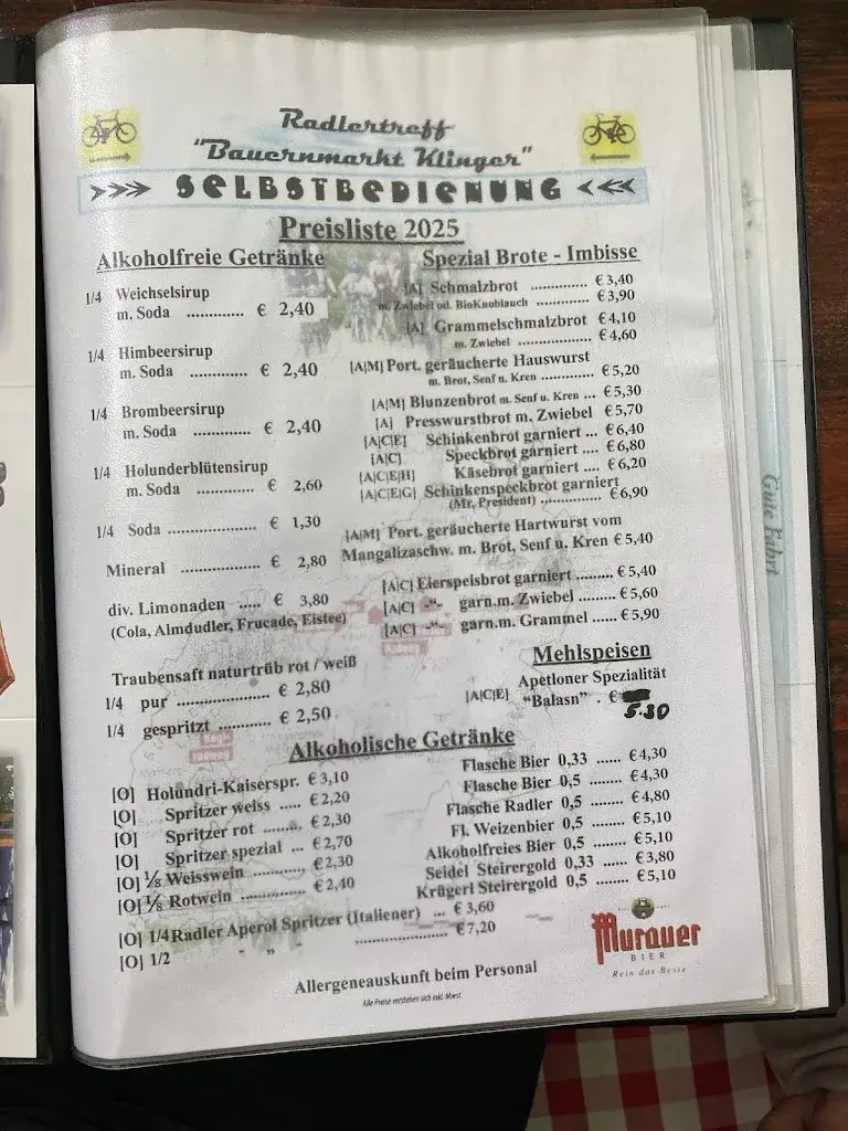 Menu_Radlertreff Klinger_Apetlon_image_1