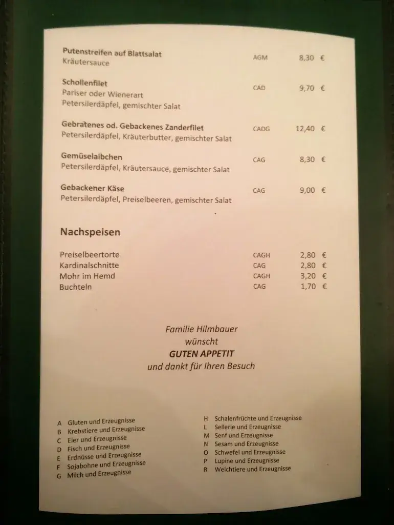 Menu_Gasthaus Hilmbauer_Amstetten_immagine_4