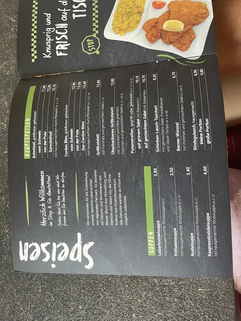 Menu_Restaurant Stop & Go_Amstetten_immagine_3