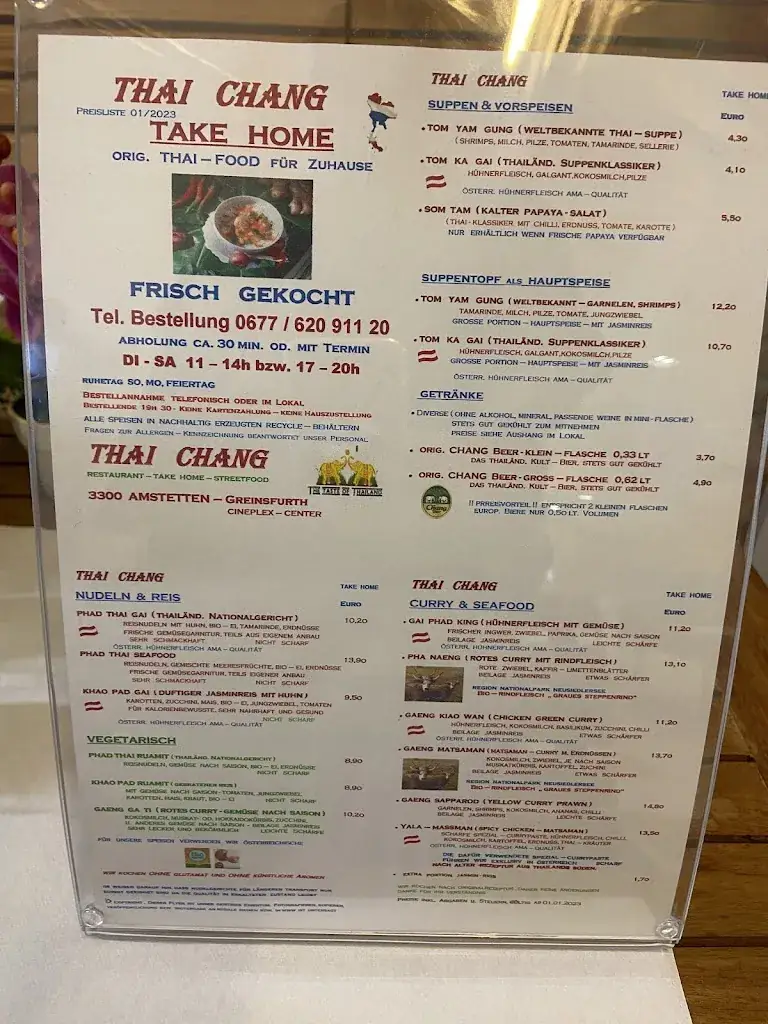 Menu_Thai Chang Rest._Amstetten_immagine_2