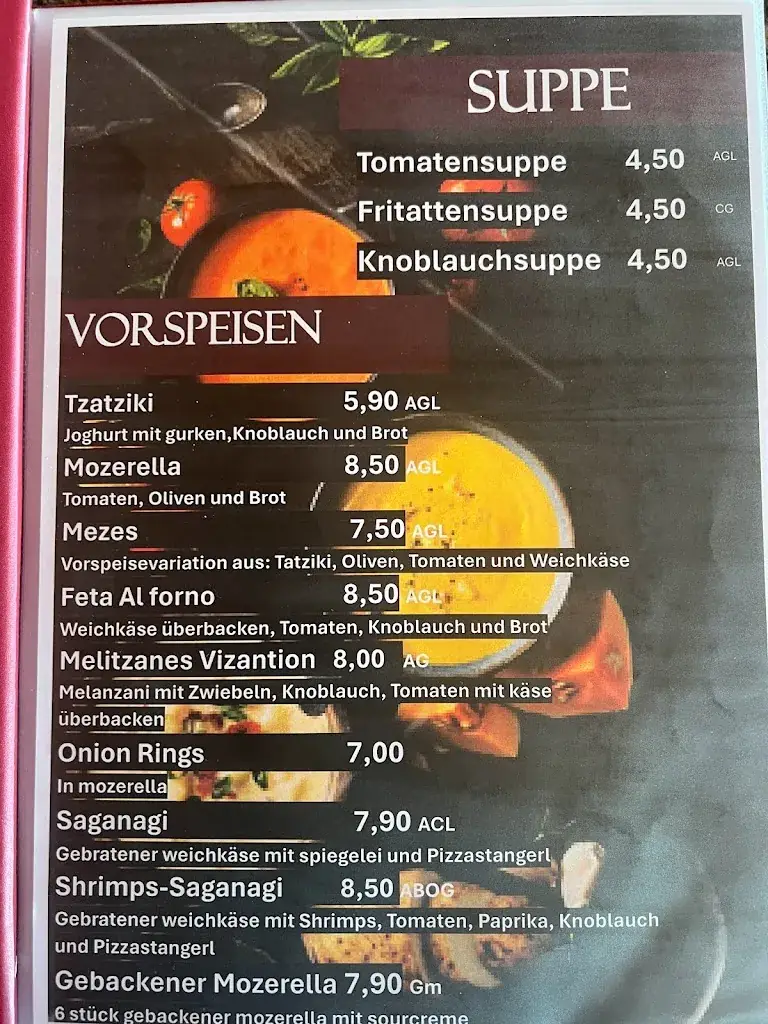 Menu_Restaurant Pizzeria La Strada_Amstetten_immagine_2