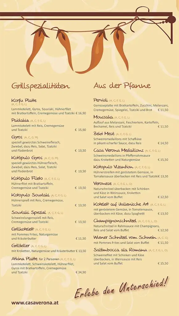 Menu_Casa Verona_Amstetten_immagine_4