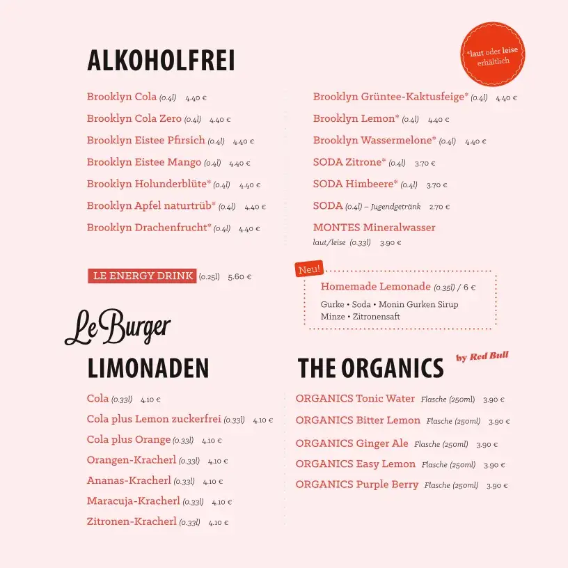 Menu_Le Burger Amstetten_Amstetten_immagine_1