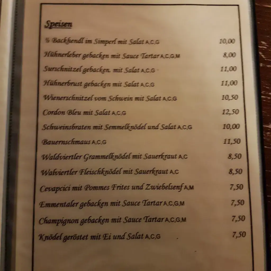 Gasthof Ludl KG restaurant à Andlersdorf