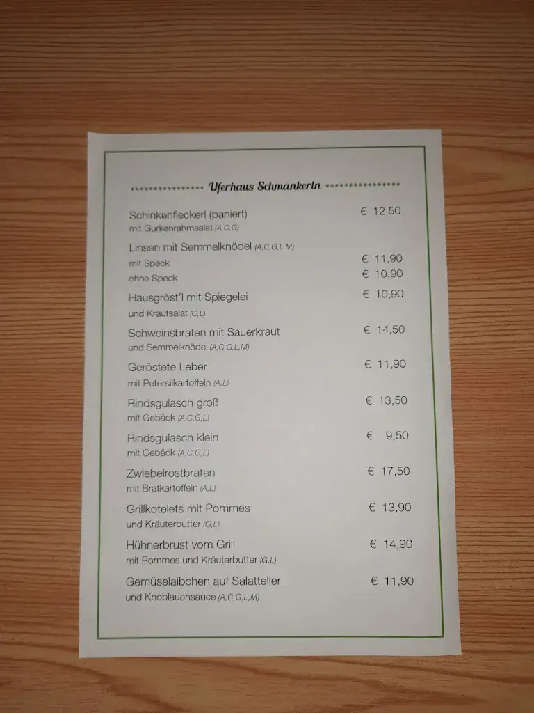 Menu_Uferhaus Staudigl_Andlersdorf_immagine_1