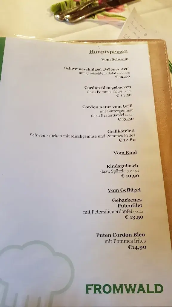 Menu_Hubertushof Fromwald_Bad Fischau_image_4