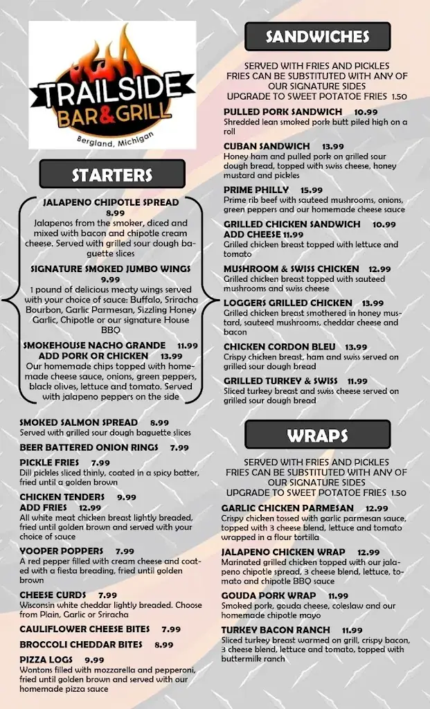 Menu_Trailside Bar & Grill_Bergland_image_3