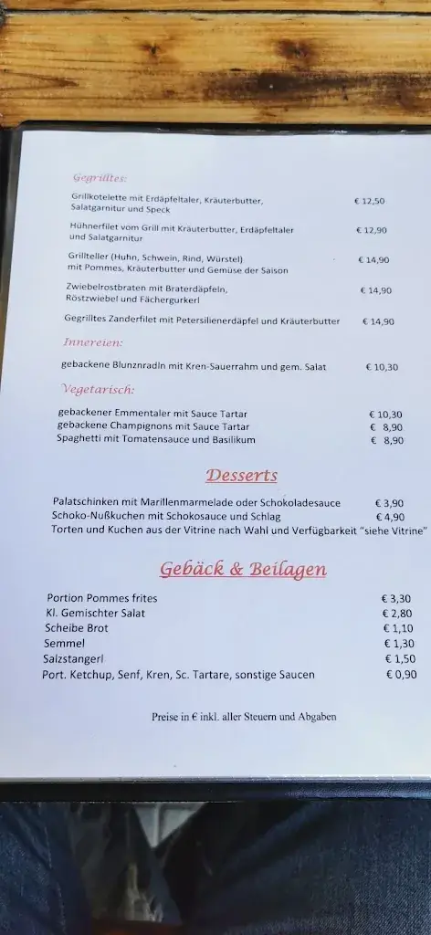 Menu_Dorfwirtshaus Bauer_Bernhardsthal_immagine_4