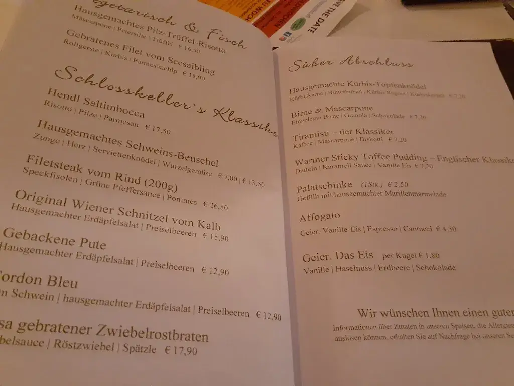 Menu_Restaurant Schlosskeller Bockfließ_Bockfließ_image_1