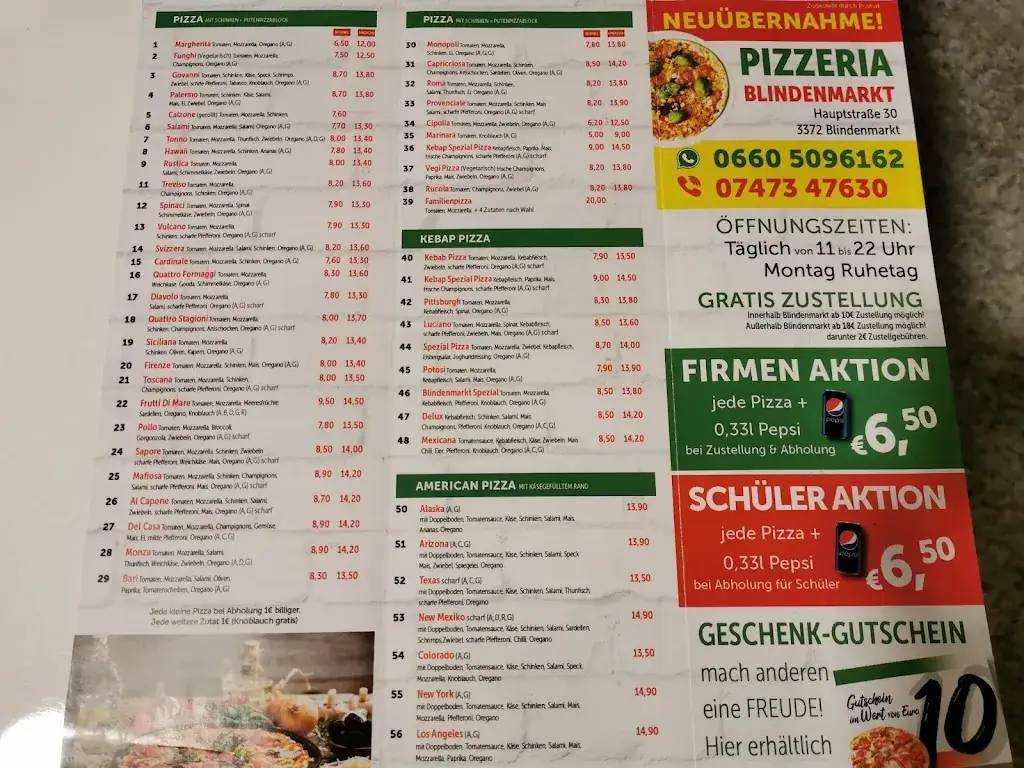 Menu_Pizzeria Blindenmarkt_Blindenmarkt_image_1