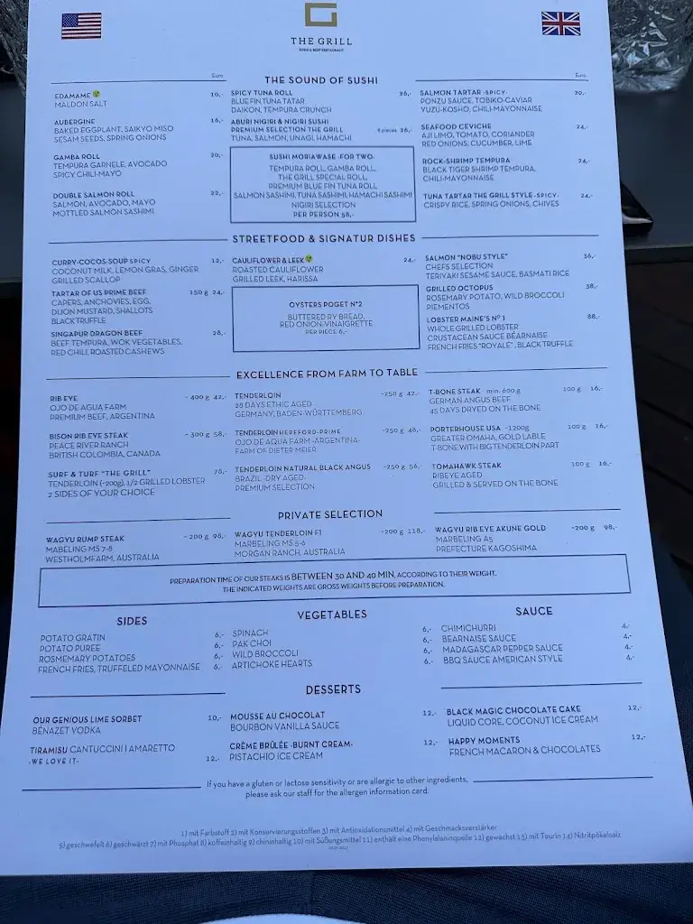 Menu_The Grill_Baden_image_1