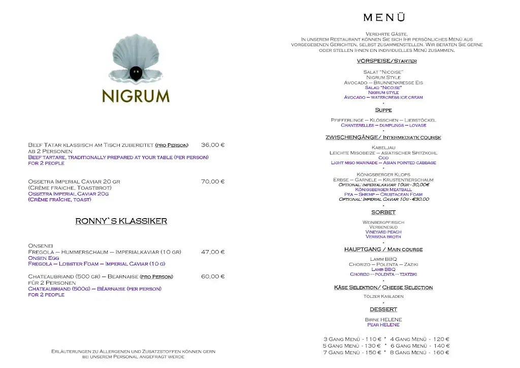 Menu_RESTAURANT NIGRUM_Baden_image_1