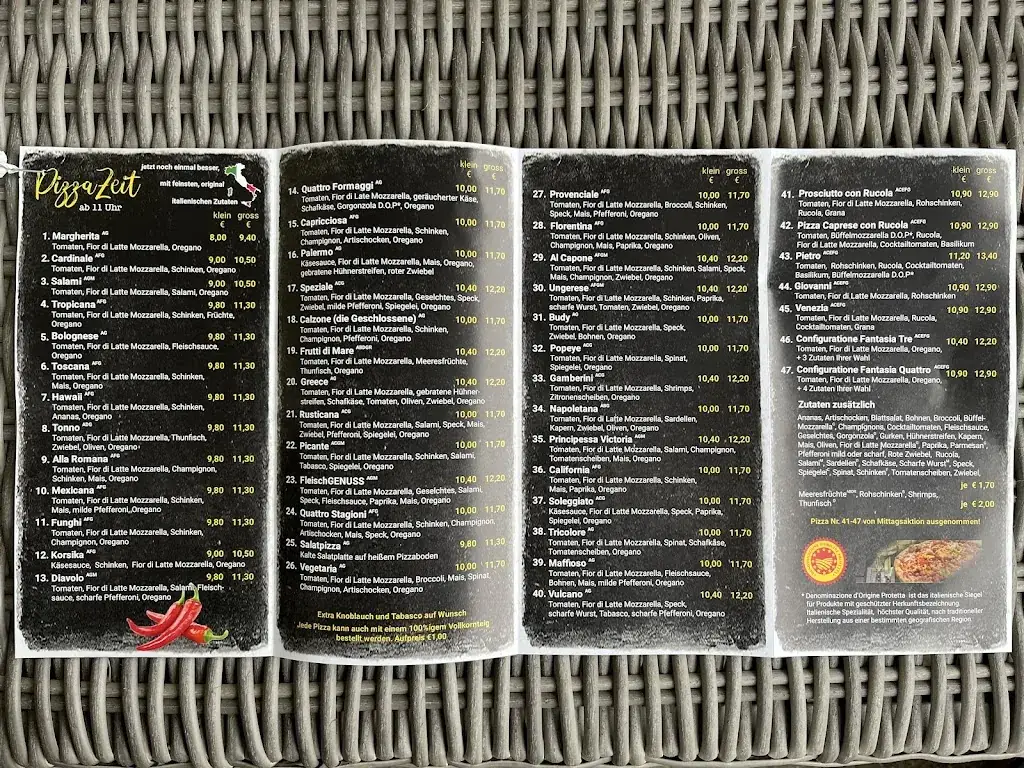 Menu_Genuss & Zeit Café-Pizzeria-Eissalon_Frauenkirchen_image_1
