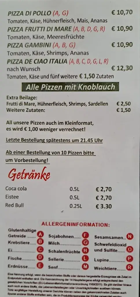 Menu_Cafe Pizzeria Ciao Italia_Breitenau_immagine_3