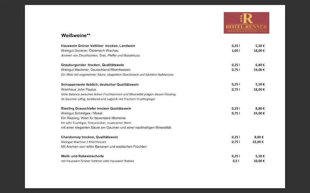 Menu_Hotel Renner_Buchbach_image_2