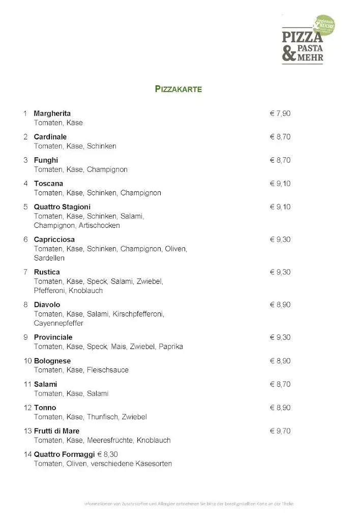 Menu_Pizza Pasta & Mehr_Frauenkirchen_image_3