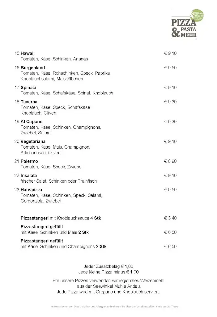 Menu_Pizza Pasta & Mehr_Frauenkirchen_image_4