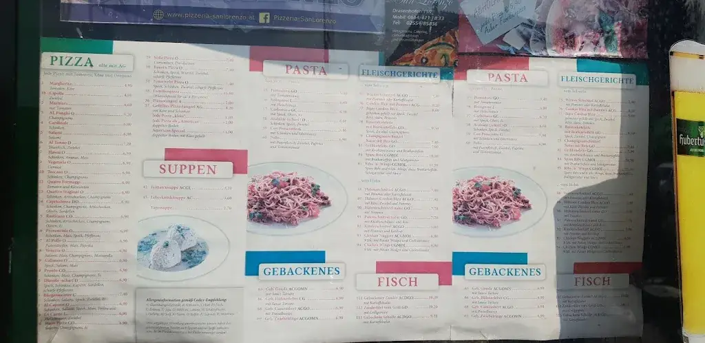 Menu_San Lorenzo Pizzeria_Drasenhofen_image_1