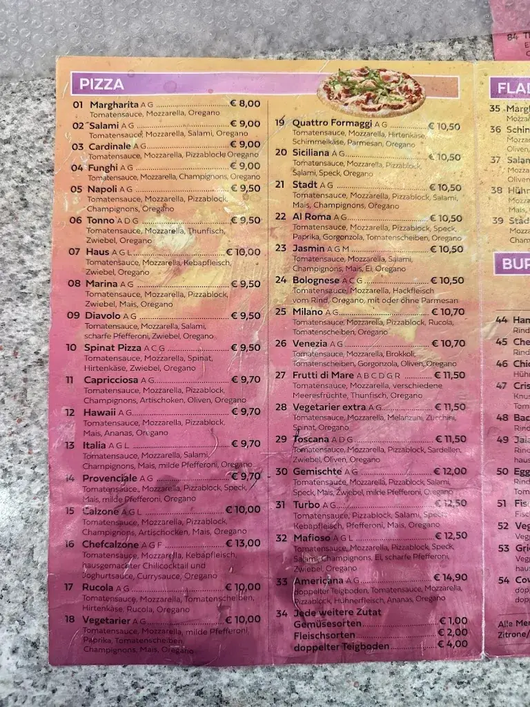 Menu_SEFA`S Pizza und Burgerhaus_Eggenburg_image_2