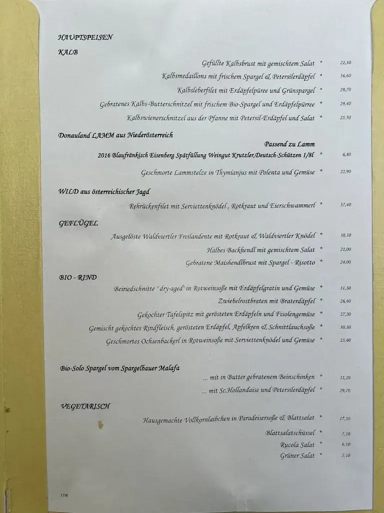 Menu_Restaurant Loibnerhof - Knoll_Dürnstein_image_2