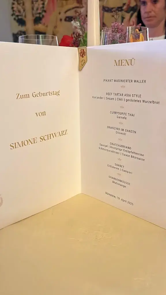 Menu_Restaurant Schloss Dürnstein_Dürnstein_image_1