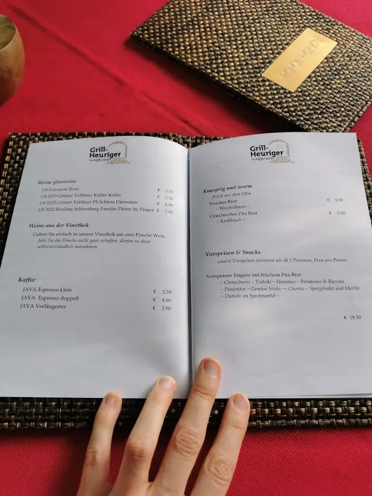 Menu_Küffer Keller_Dürnstein_immagine_1