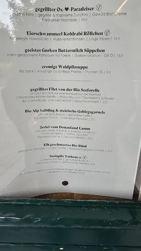 Menu_Landgasthaus Essl_Dürnstein_immagine_4