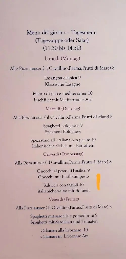 Menu_Ristorante il Cavallino Ebreichsdorf_Ebreichsdorf_immagine_3