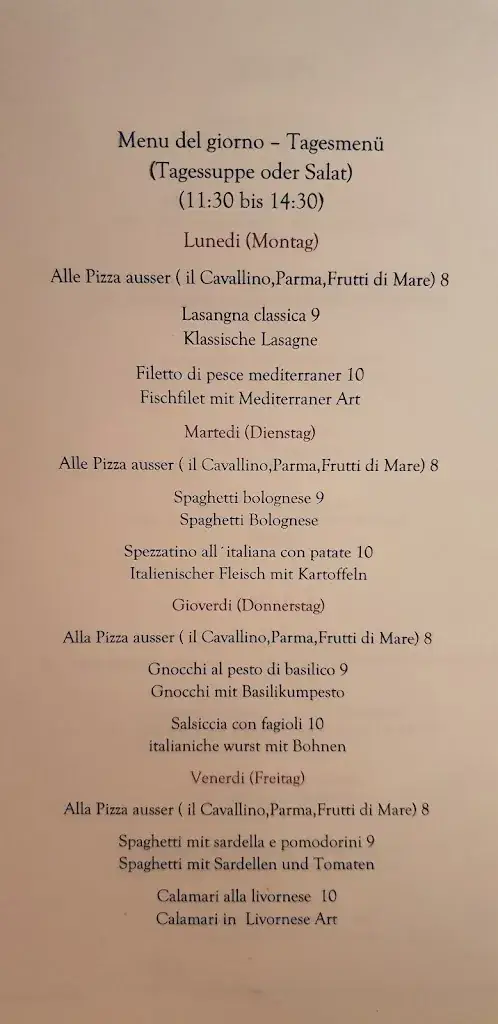 Menu_Ristorante il Cavallino Ebreichsdorf_Ebreichsdorf_immagine_4
