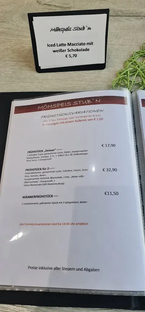 Menu_Möhspeis Stub`n_Ebreichsdorf_immagine_2