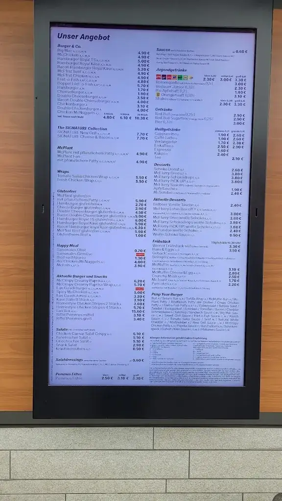Menu_McDonald's Ebreichsdorf_Ebreichsdorf_image_1