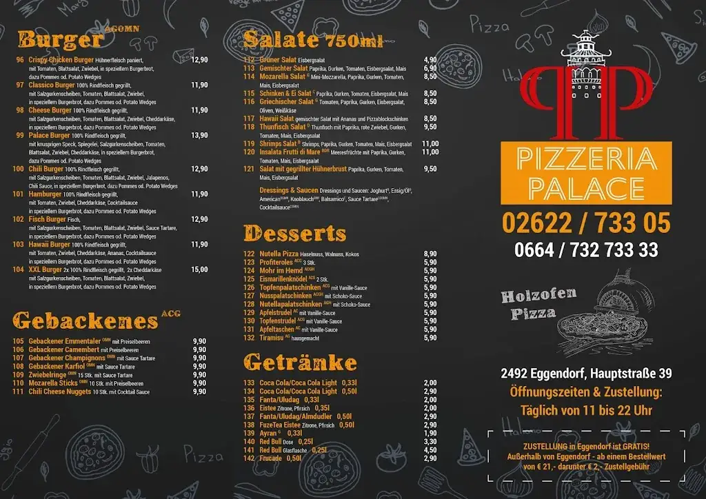 Menu_Pizzeria Palace Eggendorf_Eggendorf_image_1
