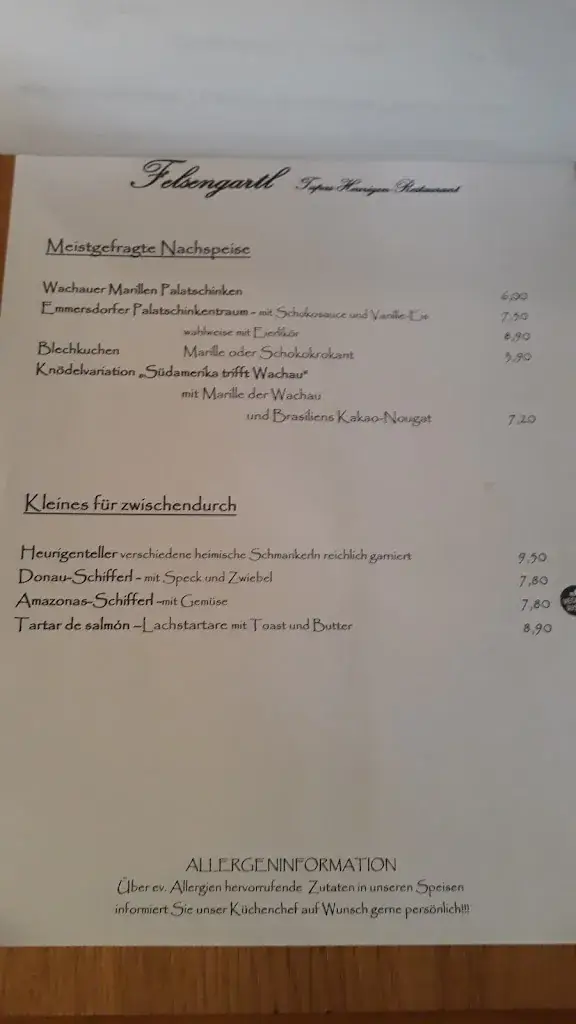 Menu_Felsengartl Tapas-Heurigen_Emmersdorf an der Donau_image_2