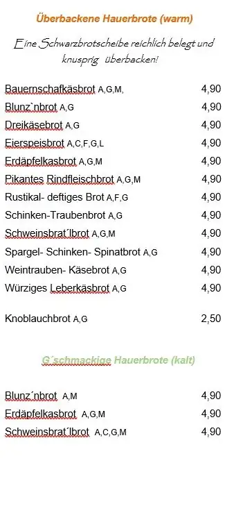 Menu_Heuriger Weinbau Pflüger_Enzersdorf an der Fischa_immagine_3