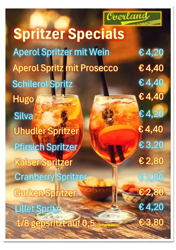 Menu_Overland Café Bar_Feistritz am Wechsel_image_2