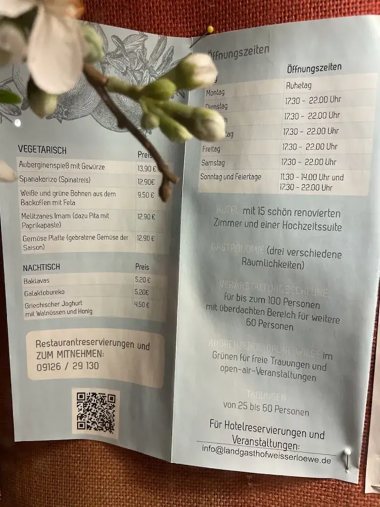 Menu_Hotel Landgasthof Weißer Löwe_Eschenau_immagine_3