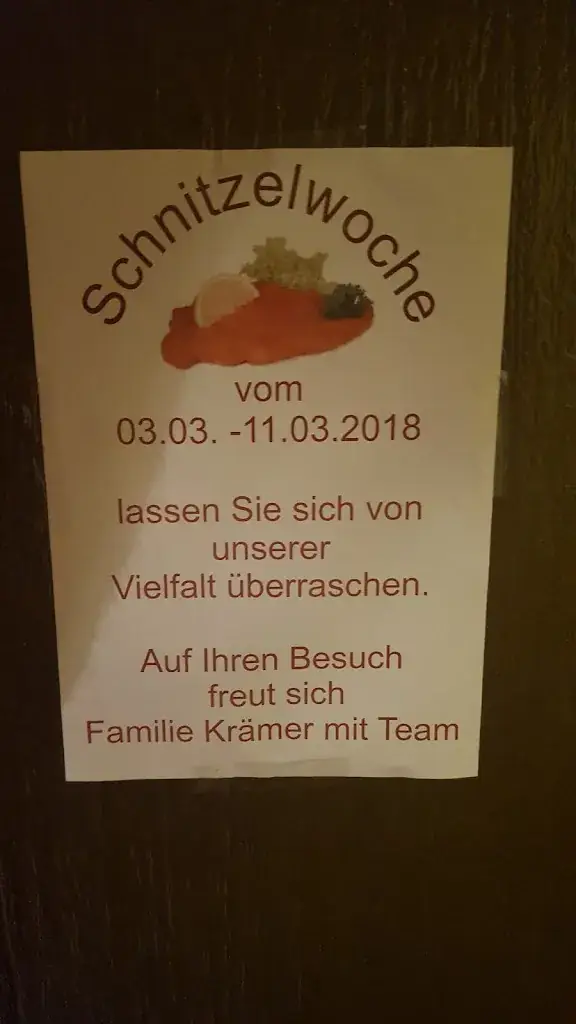 Menu_Gasthof Krämer_Eschenau_immagine_2