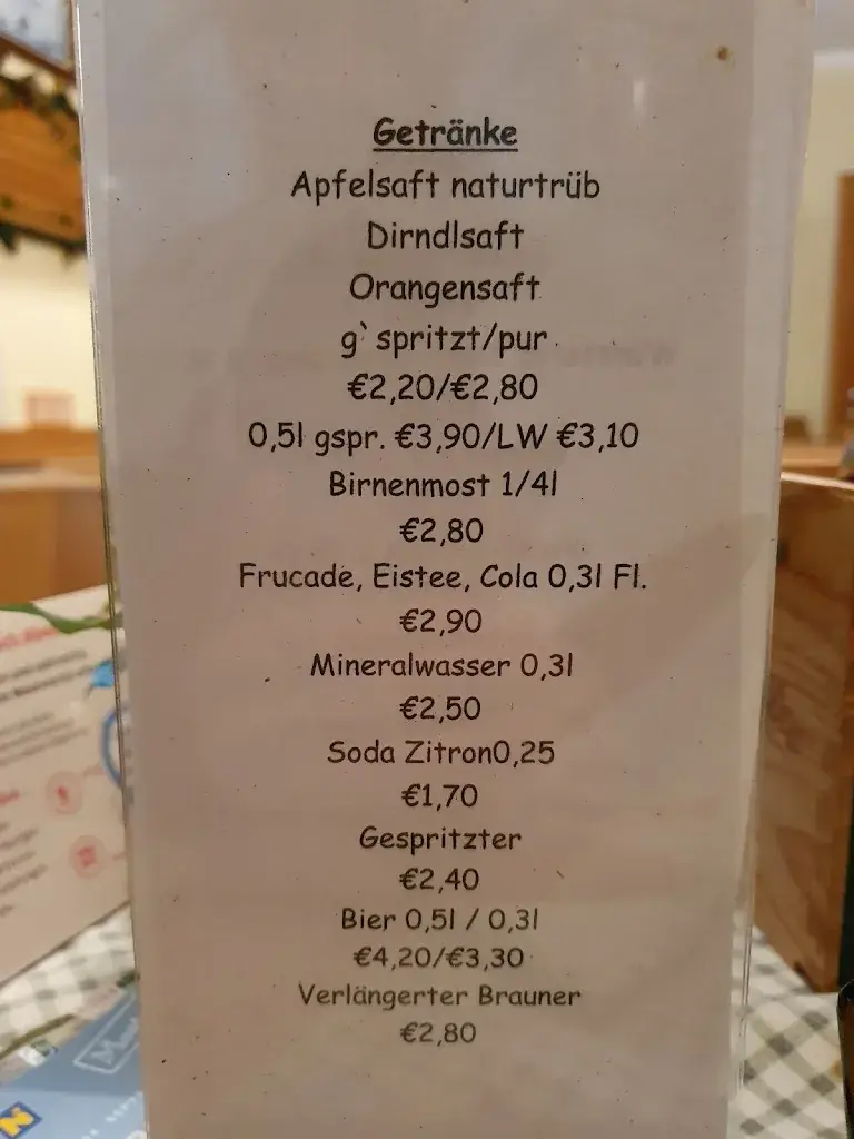Menu_Gasthof Schönau_Frankenfels_immagine_2