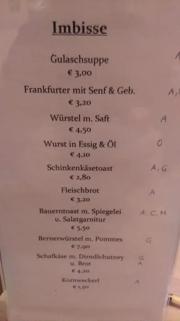Menu_Gasthof Schönau_Frankenfels_immagine_3