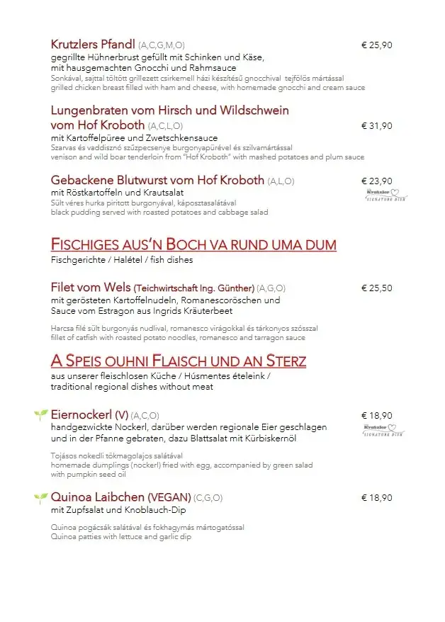 Menu_Restaurant Krutzler_Heiligenbrunn_image_1