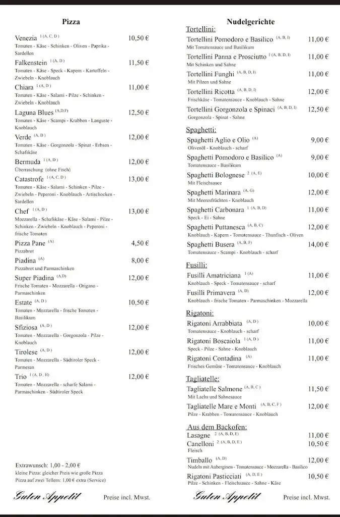 Menu_Ristorante Pizzeria Laguna Blues_Falkenstein_image_1