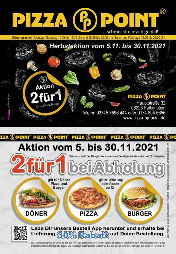 Menü_Pizza pp Point Falkenstein/Vogtland_Falkenstein_Bild_3