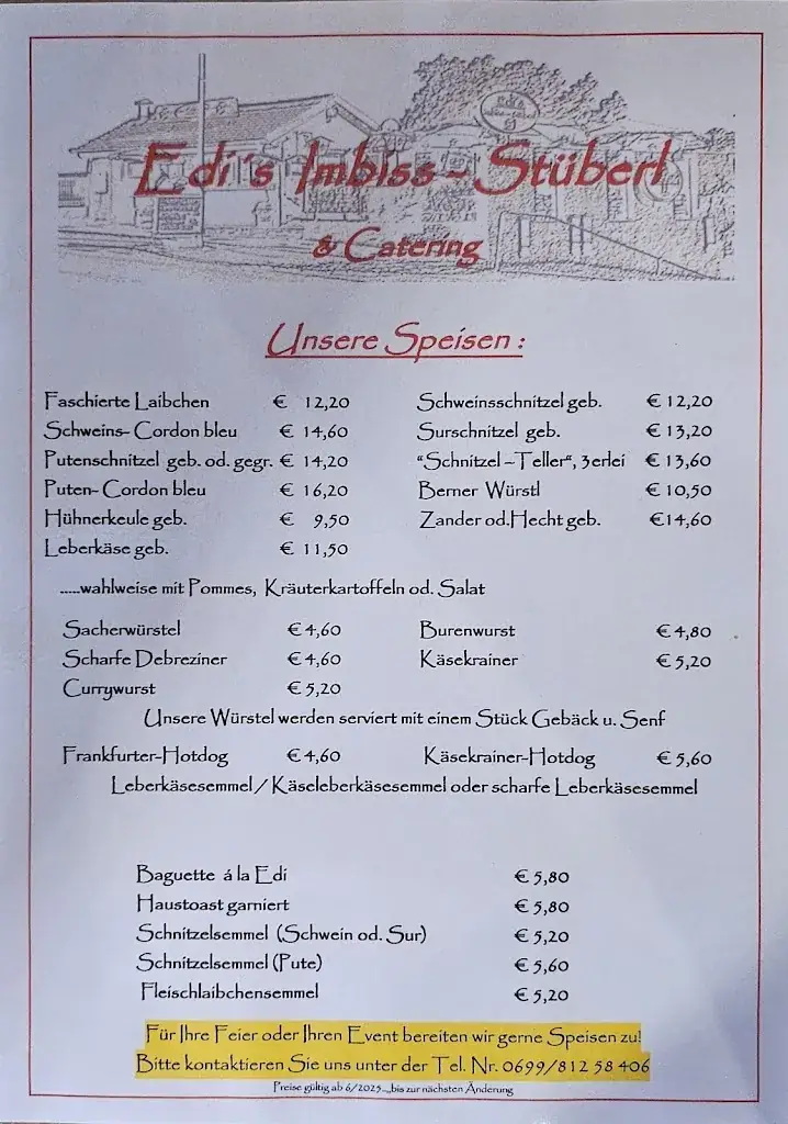 Menu_Edi's - Imbiss Stüberl & Catering_Fischamend-Markt_image_1