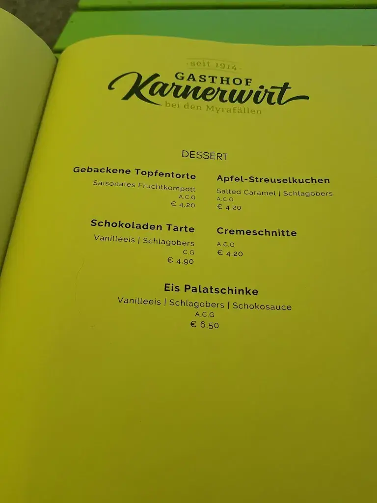 Menu_Gasthof Karnerwirt bei den Myrafällen_Furth an der Triesting_image_4