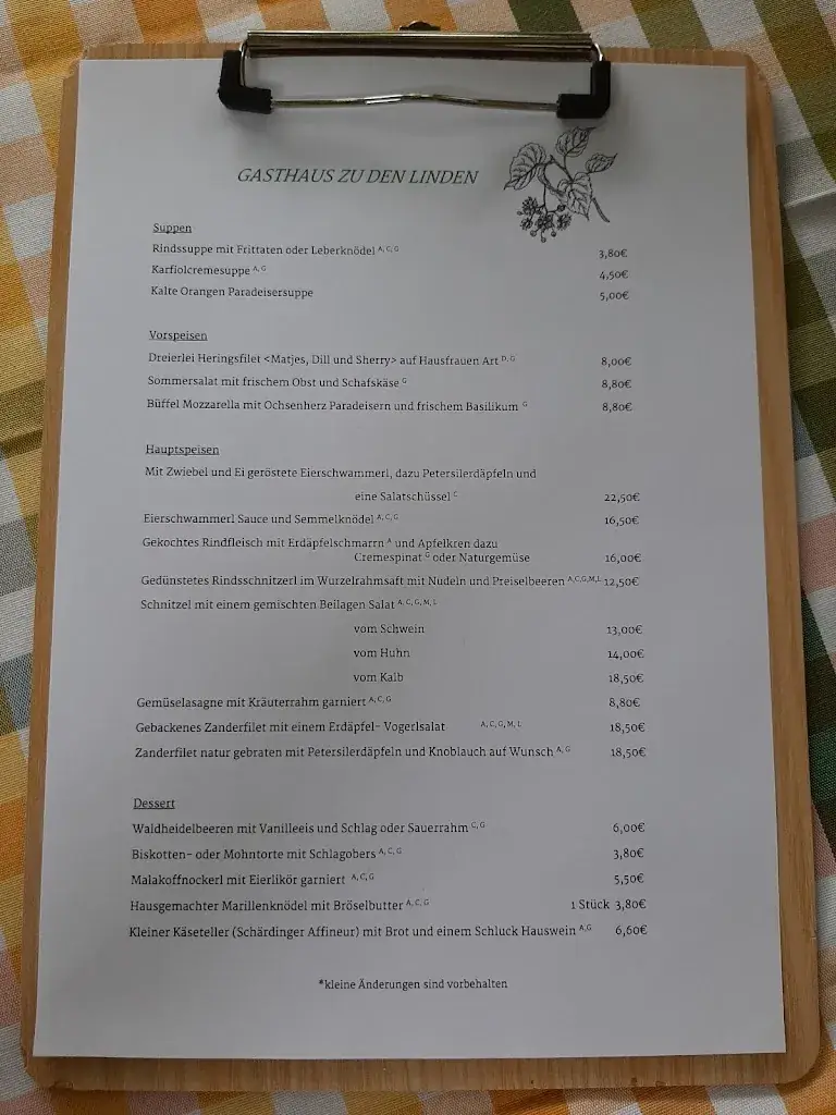 Menu_Gasthaus Zu den Linden_Gaaden_image_1