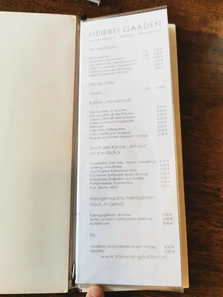 Menu_Meierei Gaaden_Gaaden_immagine_1