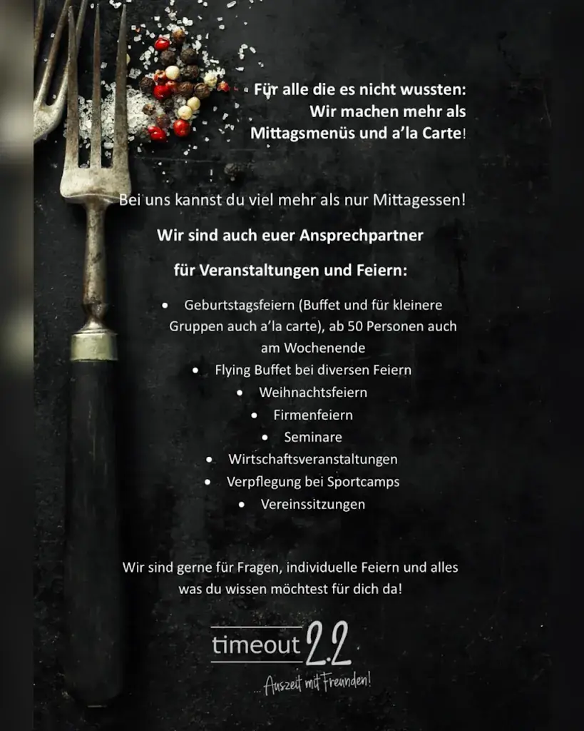 Menu_timeout 2.2 restaurant_Frohsdorf_image_1