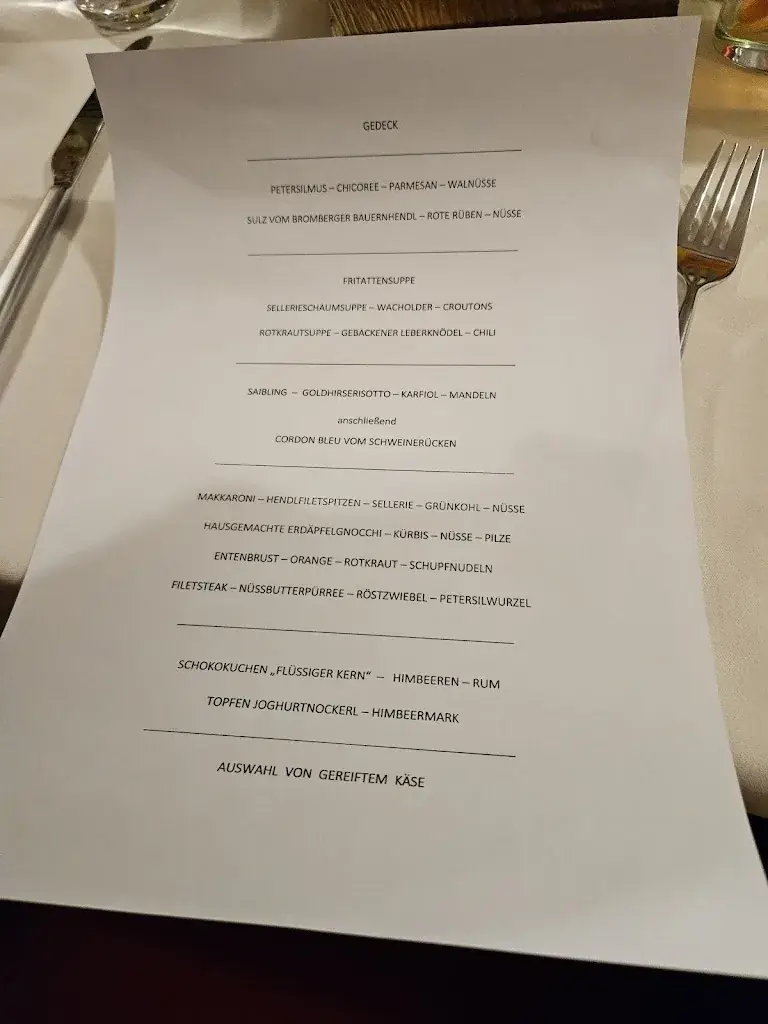 Menu_Restaurant Görg - früher Kupfer-Dachl_Frohsdorf_immagine_2
