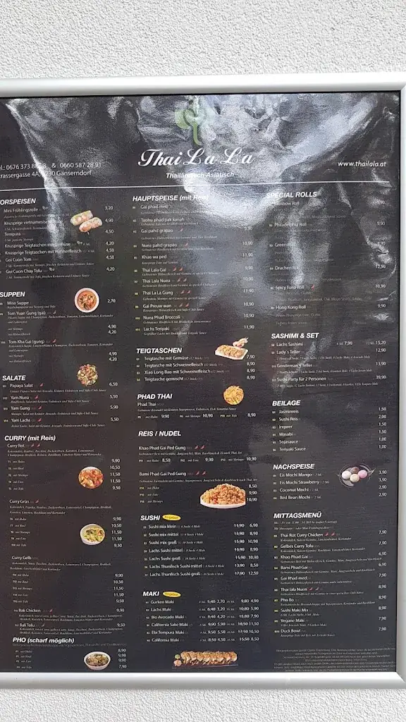 Menu_Thai La La_Gänserndorf_image_3