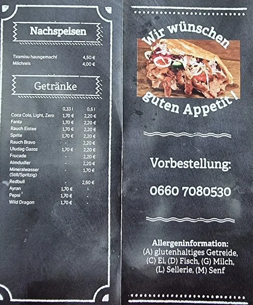 Menu_B8 Berliner Geschmack Döner Pizza Gänserndorf_Gänserndorf_image_1